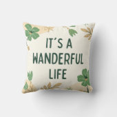 Coussin C'est une vie merveilleuse (Verso)