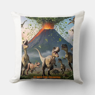 Coussin C'était le Cilantro - Dinosaure drôle