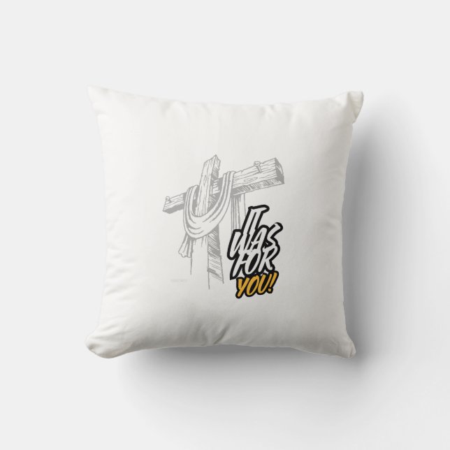 Coussin C'était pour toi (Recto)