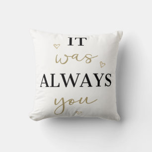 Coussin C'était toujours vous - Photo personnalisée