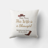 Coussin Cette épouse est une nom de fête de bachelorette d (Verso)