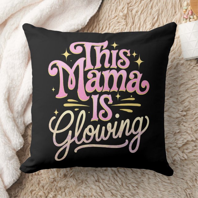 Coussin Cette maman brille la fête des mères de maman (Couverture)