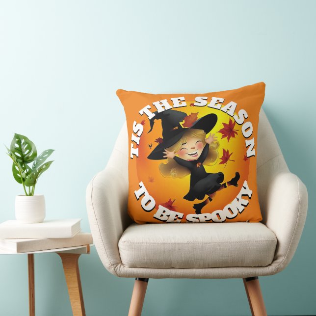 Coussin Cette saison joyeuse sorcière (Chaise)