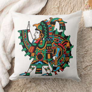 Coussin Chalchiuhtotolin - Patron des jeunes guerriers