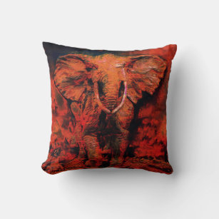Coussin Chaleur africaine - Eléphant sauvage