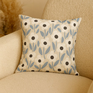 Coussin Chalkflower Garden Blue Winter Vibe