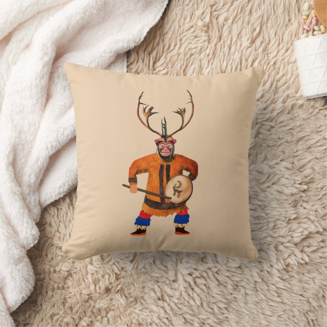 Coussin Chaman au tambour (Couverture)