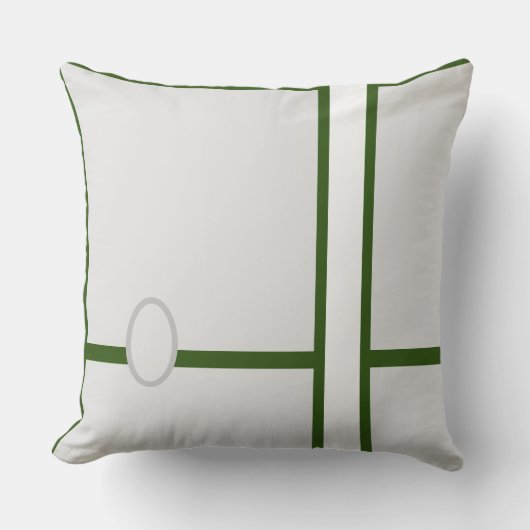 Coussin Chambre BébéCUTE_lightGRIS, VERT, GRIS, RMDESIGNFL (Recto)