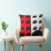 Coussin Chambre bébéCUTE _ROUGE, BLANC, NOIR, GRAY RMDESIG (Chaise)