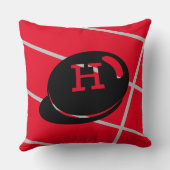 Coussin Chambre bébéCUTE _ROUGE, BLANC, NOIR, GRAY RMDESIG (Verso)