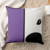 Coussin Chambre bébéCUTE _violet, BLANC, NOIR, RMDESIGNFLO (Couverture)