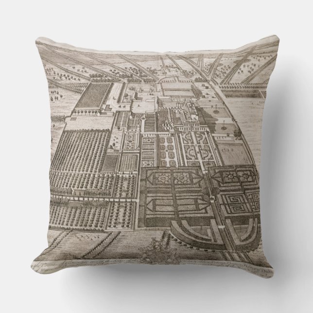 Coussin Chambre de badminton dans le comté de Gloucester, (Recto)