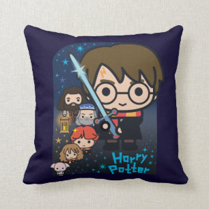 Coussin Chambre de Harry Potter de bande dessinée des