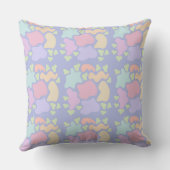 Coussin Chambre d'enfants Formes abstraites pastel Décorat (Verso)