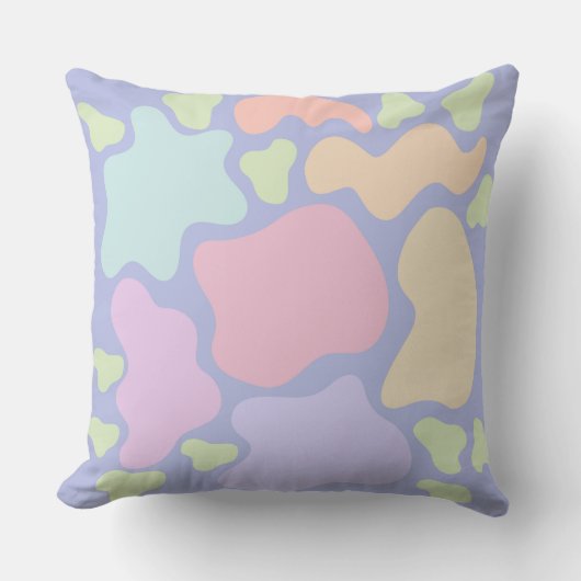 Coussin Chambre d'enfants Formes abstraites pastel Décorat (Recto)