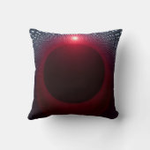 Coussin Chambre Echo métallique Abstraite avec onde sonore (Verso)