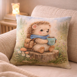 Coussin Chambre et Nounou pour Enfants au Hérisson Cosy