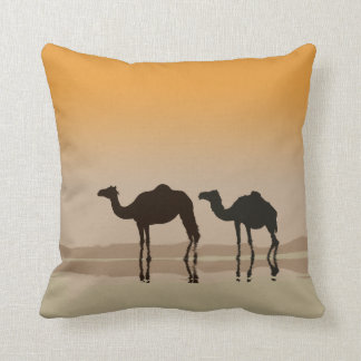 Coussin Chameaux de dromadaire et un mirage