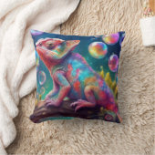 Coussin Chameleon avec bulles (Couverture)