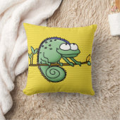 Coussin Chameleon Cute Funny (Couverture)