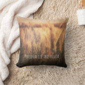 Coussin Champ de blé rustique campagne chic ferme (Couverture)