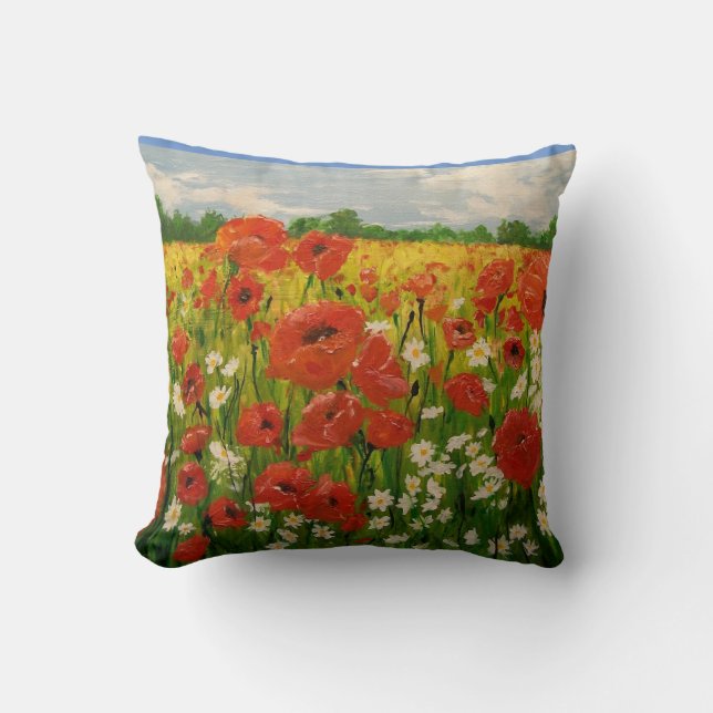 Coussin Champ de carreau de joie (Recto)