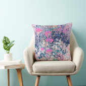 Coussin Champ de fleurs sauvages Impressionnisme -Rose (Chaise)