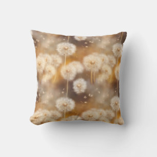 Coussin Champ de Lumière Chaude de Pissenlits