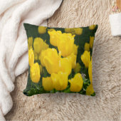 Coussin Champ de tulipes jaune vif (Couverture)