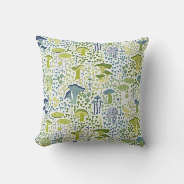 Coussin Champagne Green Retro (Recto)
