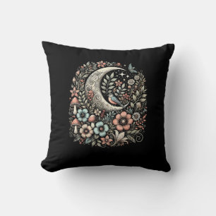 Coussin Champignon esthétique Rétro Goblincore et Cottagec