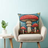 Coussin 🎄 Champignons de la Forêt de Contes de Fées Décor (Chaise)