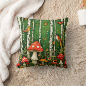 Coussin Champignons enchantés de conte de fées Forêt myst (Couverture)
