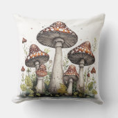 Coussin Champignons mystiques (Recto)