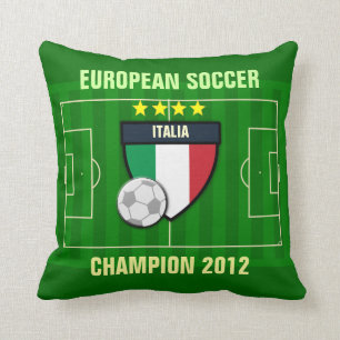 Coussin Champion 2012 du football de l'Italie Italie