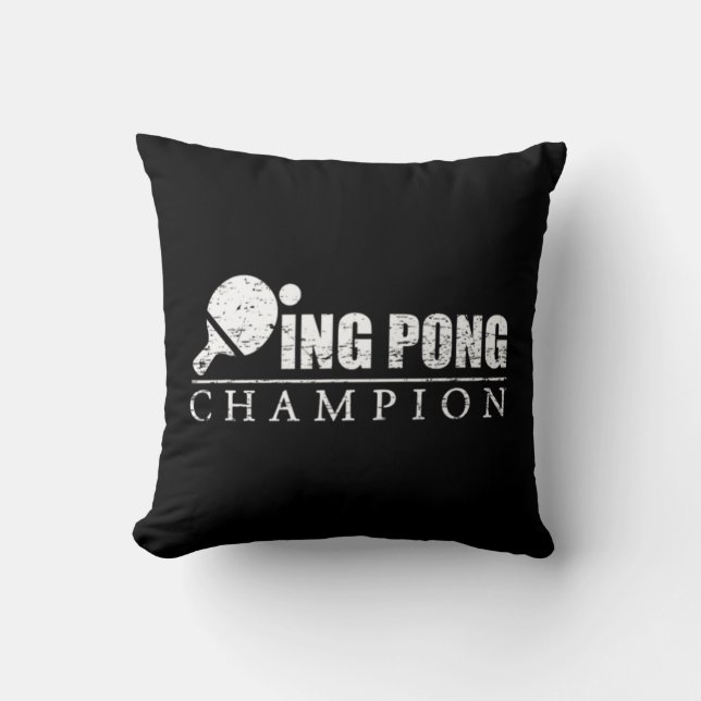 Coussin Champion Ping Pong (Recto)