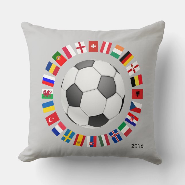 Coussin Championnat d'Europe de football 2016 (Recto)