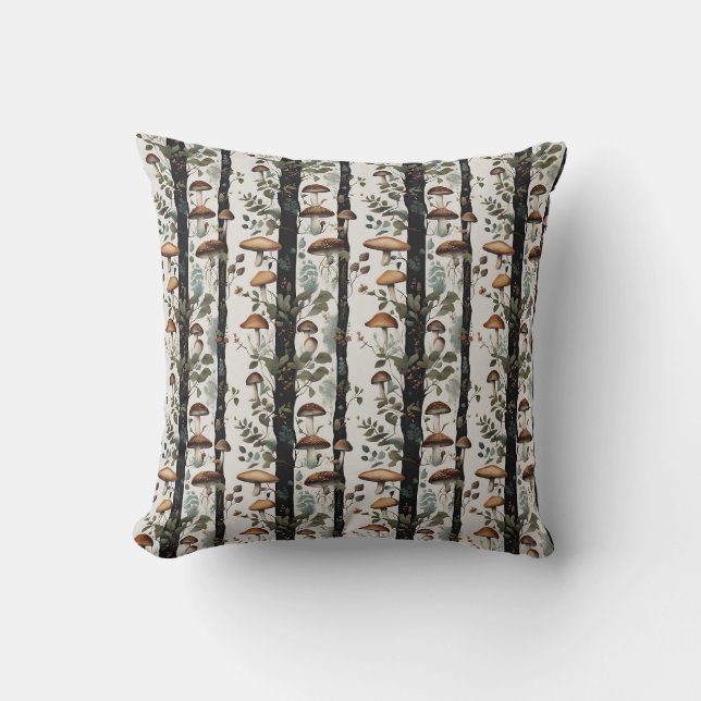 Coussin Champs de champignon (Recto)