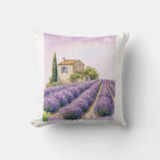 Coussin Champs de lavande en Provence