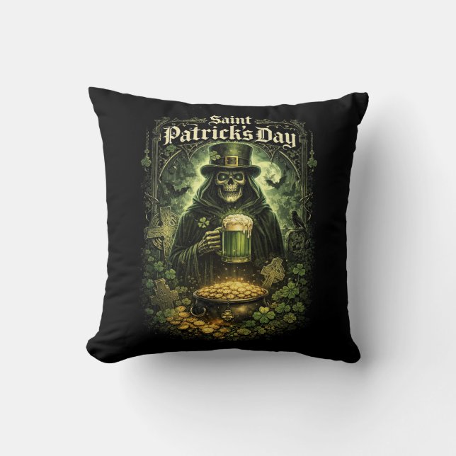 Coussin Chance Sombre de la Saint-Patrick (Recto)