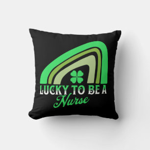 Coussin Chanceux d'être infirmière Infirmière de la Sain