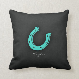 Coussin Chandail vert turquoise