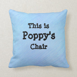 Coussin Changement de nom - C'est la présidence de Poppy 