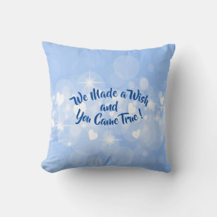 Coussin Changer Le Texte Du Nom, Nous Avons Fait Un Souhai