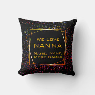 Coussin Changer Nanna Grandma Ajouter les noms des enfants