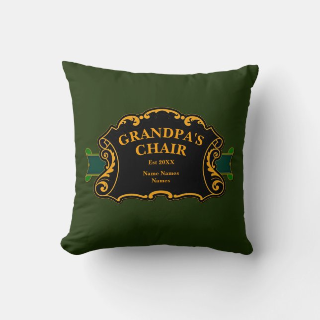 Coussin Changer tous les noms Ceci est la Chaise de grand- (Recto)