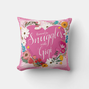 Coussin Changer TOUT Texte Ajouter Nom Réservé Câlins Gigi