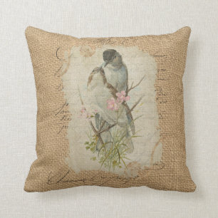 Coussin Chanson d'amour française victorienne