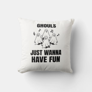 Coussin Chant de dessin - "Les Gouls veulent juste s'amuse