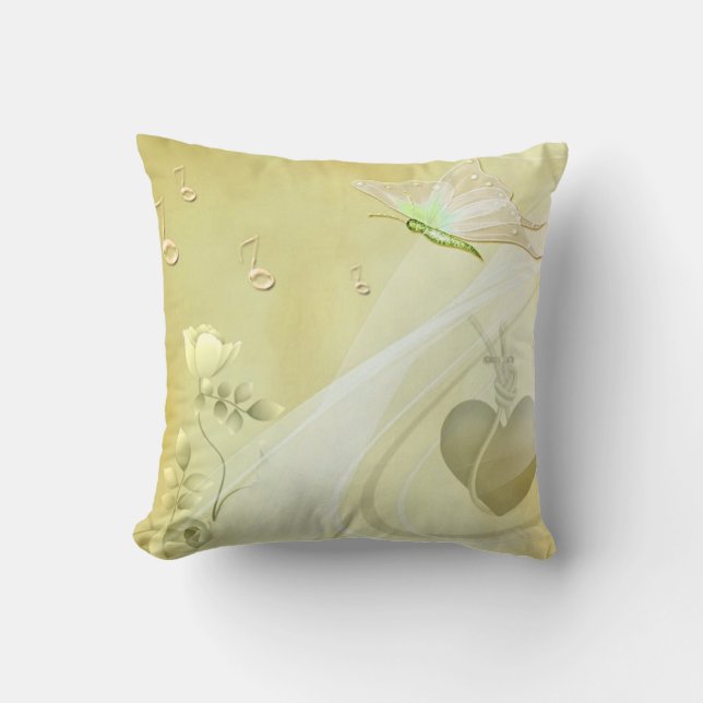 Coussin Chantez-moi un papillon 5 (Recto)
